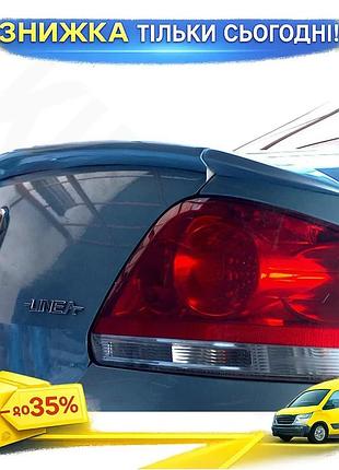 Спойлер на 3 части под покраску для fiat linea 2006-2018 тюнинг обвес для улучшения аэродинамики ku-22