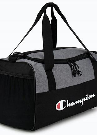 Спортивная сумка 30l champion training bag черная с серым