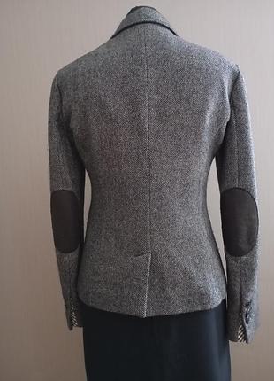 Шерстяной жакет massimo dutti 5
