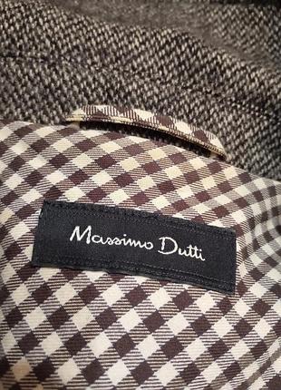 Шерстяной жакет massimo dutti 7