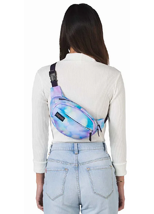 Жіноча сумка на пояс, бананка jansport різнобарвна