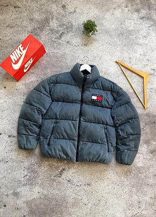 Чоловіча куртка пуховик tommy hilfiger jeans
