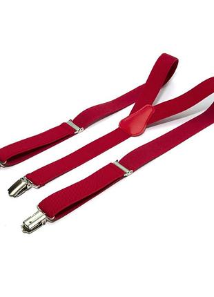 Подростковые красные подтяжки gofin 2,5 см pbt-4555
