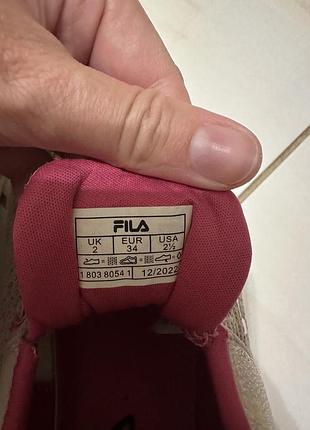 Кросівки fila 34 7