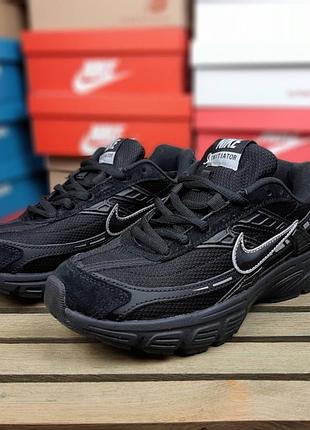 Женские качественные и стильные кроссовки nike initiator gore-tex черные с белым❄️