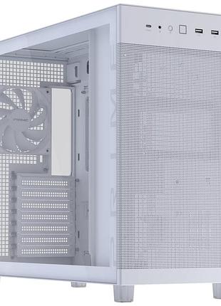 Корпус для пк asus prime ap303 tg white без блока питания (90dc00v3-b39010)
