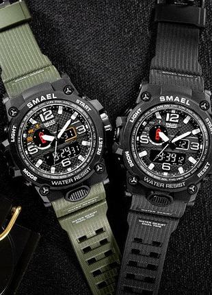 Мужские спортивные наручные часы smael армейские электронные