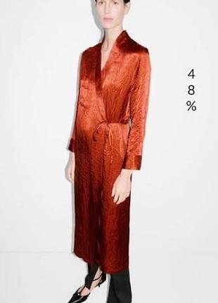 Zara платье  халат кимоно 6