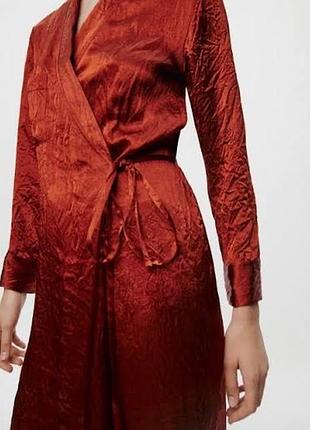 Zara платье  халат кимоно 5