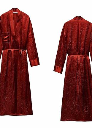 Zara платье  халат кимоно