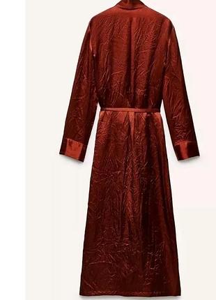 Zara платье  халат кимоно 4