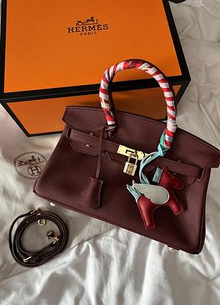 Hermes birkin 30 bordeaux gold hardware