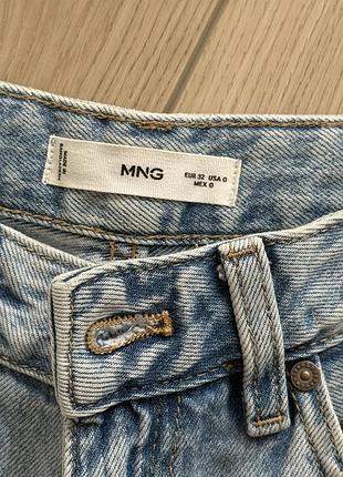 Джинсы mango 32 размер с подворотом 3