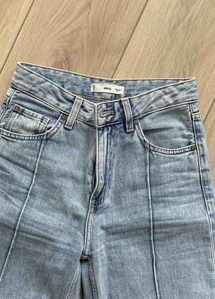 Джинсы mango 32 размер с подворотом 2