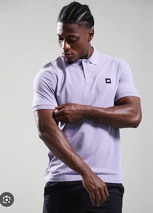 Weekend offender barnum polo shirt steel lilac