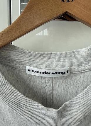 Платье alexander wang серое размер s 6