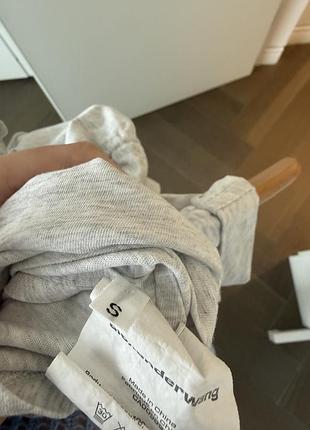 Платье alexander wang серое размер s 3
