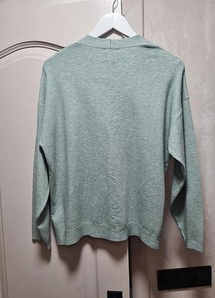 Кардиган massimo dutti сіро-зелений 6