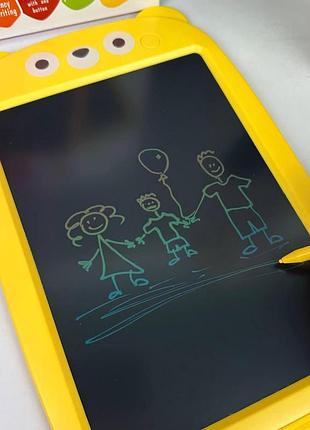 Детский планшет доска для рисования lcd медведь, планшетка для художества мишка детская 12 дюймов 2