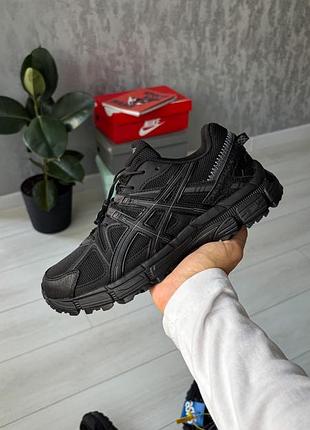 Утепленные зимние мужские кроссовки asics gel-kahana 8 winter termo black ассикс черного цвета термо