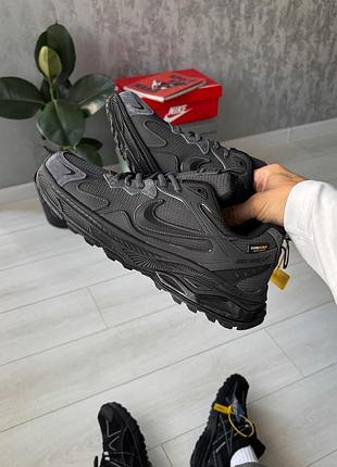 Утеплені зимові чоловічі кросівки nike zoom winflo winter termo grey найк сірого кольору термо