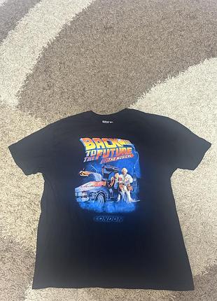 Офіційний мерч мюзиклу back to the future: the musical london, розмір xl (100% бавовна)