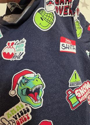 Темно синяя футболка 🦖 2