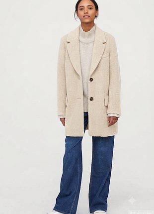 Пальто - пиджак с шерстью h&m