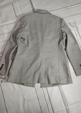 Шерстяной жакет massimo dutti 5