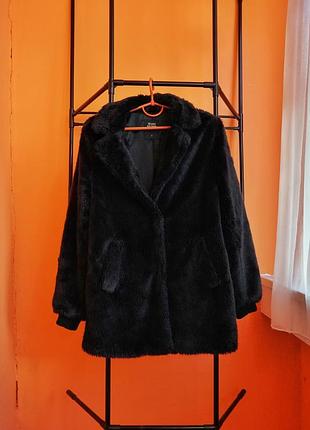 Seven sisters s | чорна шуба з еко-хутра
seven sisters long fur coat | faux fur