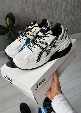 Утепленные зимние мужские кроссовки asics gel-kahana 8 winter termo white black ассикс белого с черным цветов термо