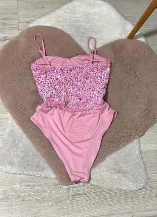 Боді в паєтки від shein 6