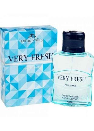 Туалетная вода мужская very fresh 100мл тм lotus valley