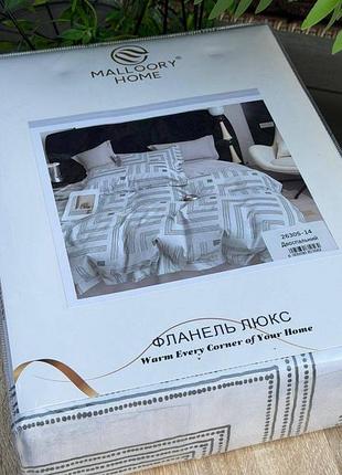 Тепла постільна білизна байкова фланель 9