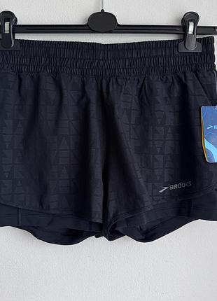 Brooks — женские спортивные шорты 2 в 1