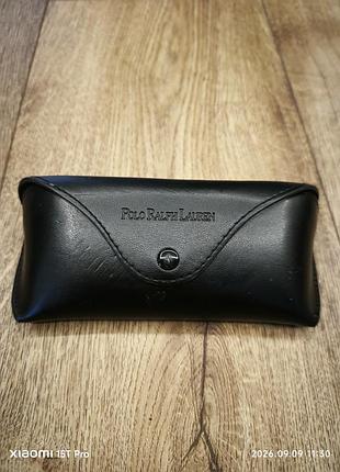 Футляр чехол polo ralph lauren для очков сверху кожа