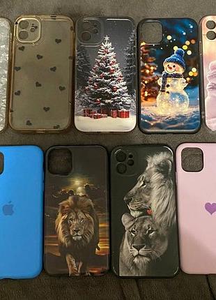 Продам чохли на iphone 11   деякі нові, деякі були у використанні, але всі в хорошому стані.  за всі — 330 грн.