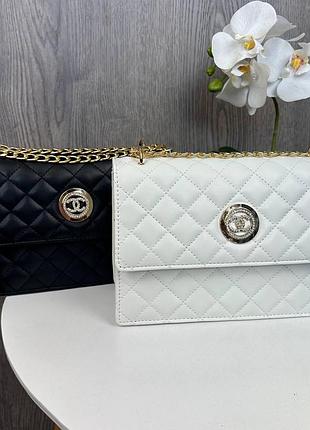 Мини сумочка через плечо клатч стиль chanel женская модная сумка шанель стеганная мини-сумочка