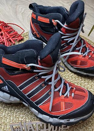 Трекінгові зимові 36,5р-22,5см підліткові черевики/кросівки adidas ax 1 mid gtx (gore-tex)