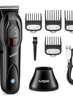 Машинка для стрижки волос для дома usb vgr hair clipper v-653 voyager електромашинка стрижки jd-23
