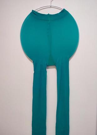 Нові смарагдові колготки hema tights 40 den, розмір xl (44/46)