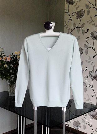 Ніжний пуловер woolovers зі 100% ультратонкої вовни мериноса (extra fine merino wool), розмір s