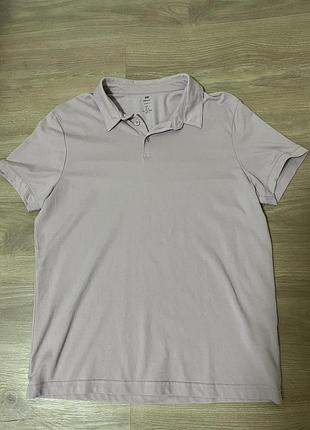 Чоловіча футболка поло h&m coolmax (slim fit)