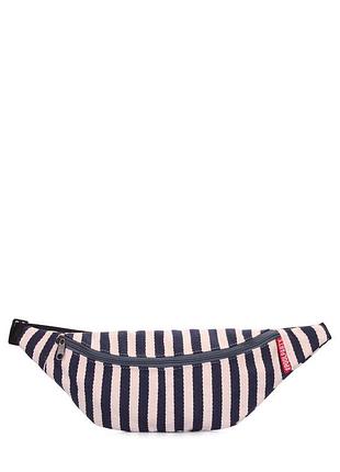 Сумка-бананка poolparty waistbag у морському стилі