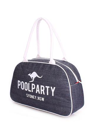 Джинсовая сумка-саквояж poolparty 2