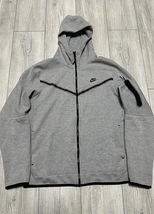 Чоловіче худі nike sportswear tech fleece grey