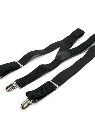 Підліткові чорні підтяжки gofin pbt-4251