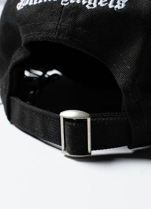 Palm angels classic logo strap back cap hat one size black оригінал [fab0011001] 7