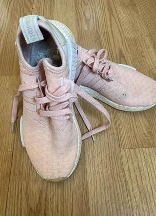 Жіночі кросівки adidas nmd_r1 w aq1161, 38 2/3, рожеві
