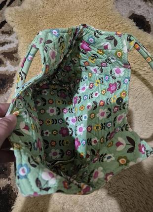 Стьобана текстильна сумка vera bradley 4